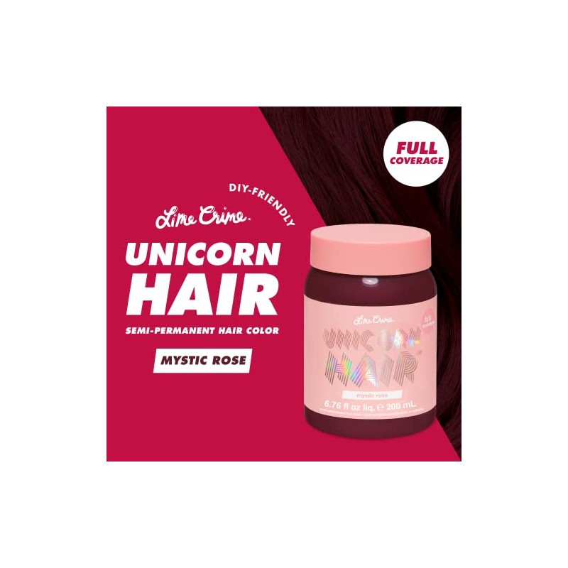Lime Crime Unicorn Hair Cobertura completa, rosa mística