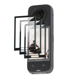 Suttkue for Insta 360 X4 screen protector 3D Full Coverage, Anti-Scratch,High Definition Clear,for Insta 360 X4 Accessories (3 pack)
