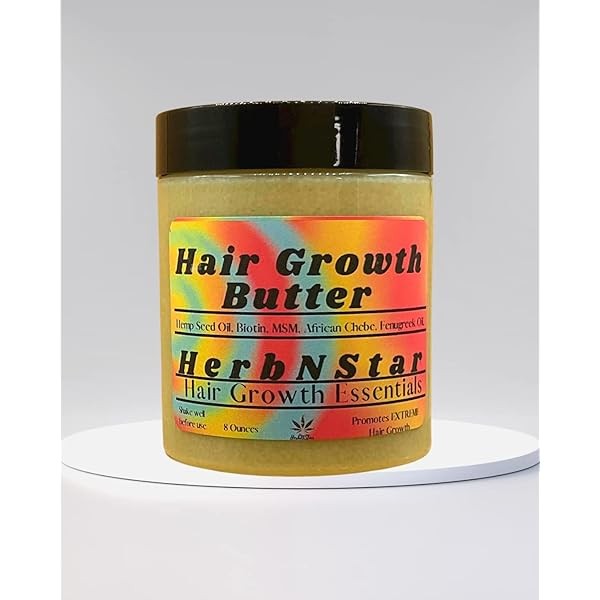 Hair Growth Butter 8 OZ for longer, stronger, thicker, fuller,
