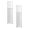 VICASKY 2pcs 30ml Plastic Airless Pump Bottles Leakproof Travel Bottles