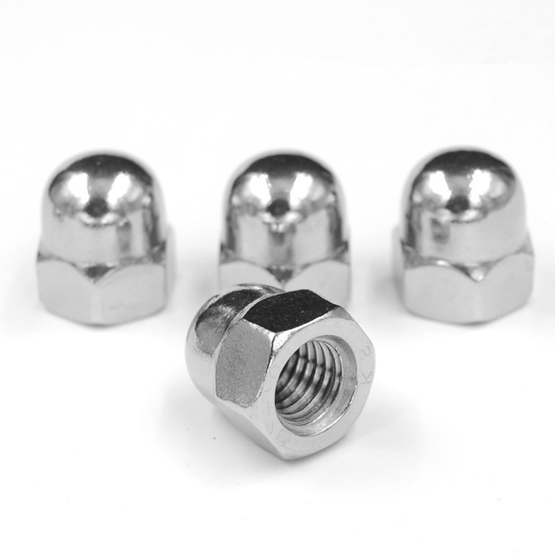 VIPERMARK 12 Pack M4 Stainless Steel Dome Head Hex Nuts