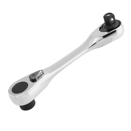 Bestgle 1/4" Drive Ratchet Handle, 1/4" Driver Bit 72-Tooth Mini Ratchet Wrench Reversible Socket Wrench Hex Torque Wrench Hand Tools