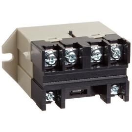 Omron G7L-2A-BUBJ-CB-DC24 General Purpose Relay With Test Button, Class B Insulation, Screw Terminal, Upper Bracket Mounting, Double Pole Single Throw