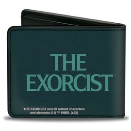 Horror Movies Wallet, Bifold, The Exorcist Vintage Regan Levitation Scene Poster, Vegan Leather, The Exorcist, 4.0" x 3.5", Vintage