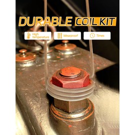 10Pcs Induction Heater Preformed Coil Kit with Flexibility and Long Lifespan for Magnetic Induction Heater, Removing Rusty Bolts and Nuts
