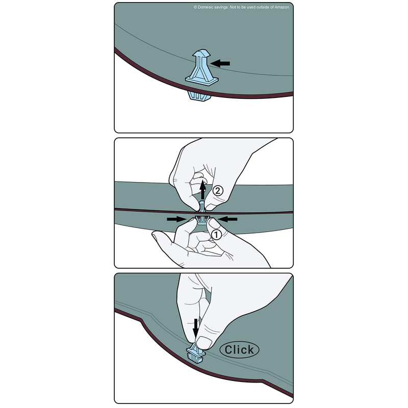 Brabantia replaceable striker set for Touch Bin lid unit