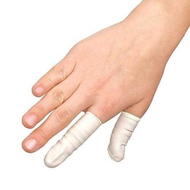 Valutek 20A00D010PK, Synthetic Nitrile Polymer Finger Cots, White, Size Medium, Pack of 720