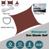 Lehood 6.5' *10' Waterproof Sun Shade Sail Canopy Awning Shelter,