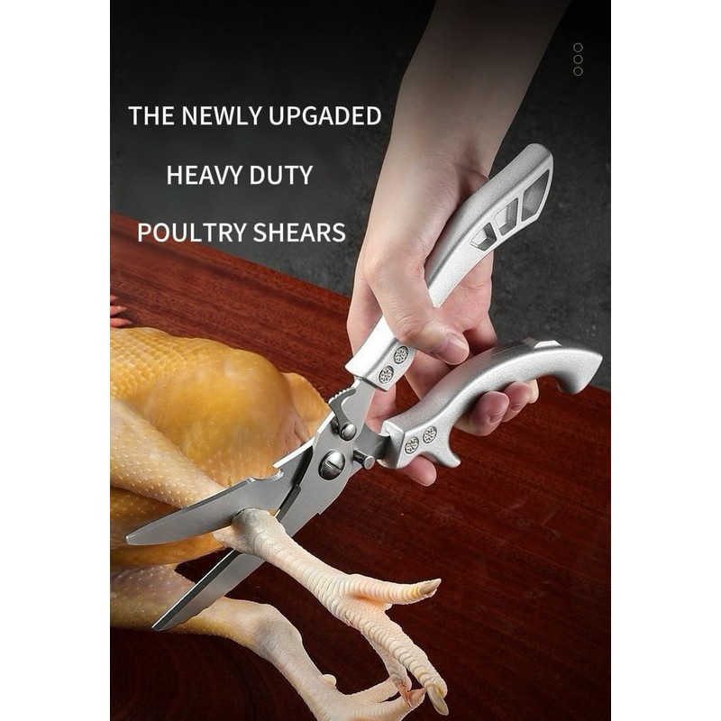 Tutuyao Multi-functional Kitchen Scissors – Heavy Duty Poultry, Meat &