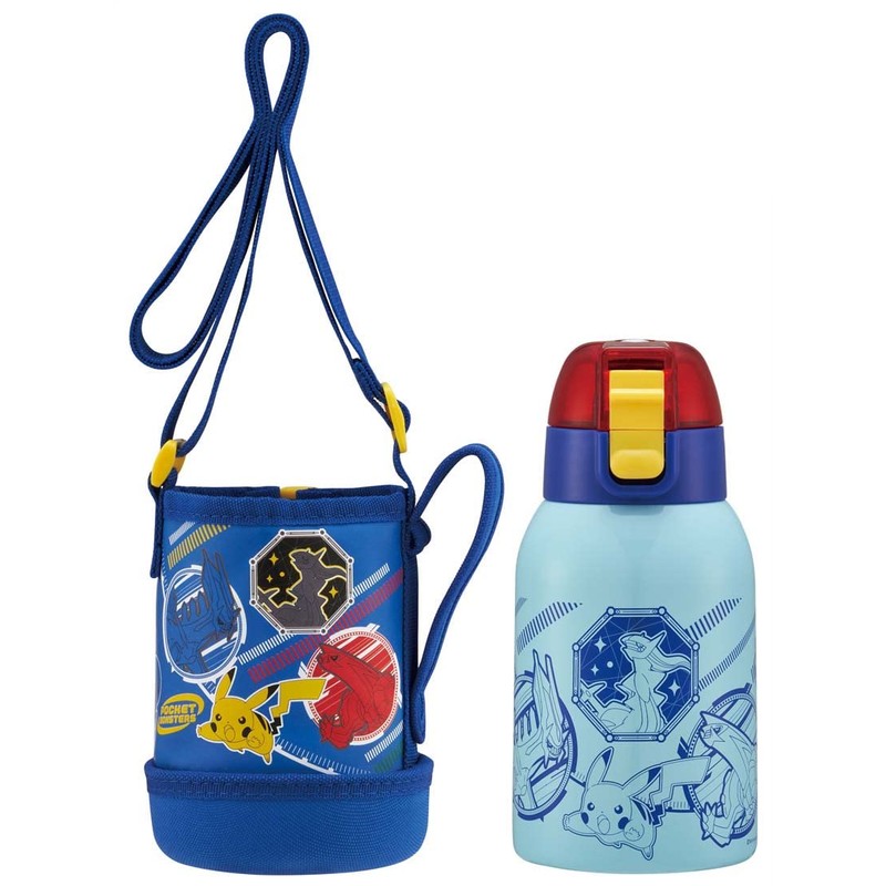 Skater KSTCH4-A Water Bottle, 13.5 fl oz (400 ml), Stainless