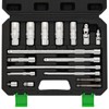 TecoTek 17-Pieces Drive Tool Accessory Set, Spark Plug Socket Set,