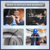 ARISELIFT 1030ZZ Deep Groove Ball Bearing Lubricated Bearing Double Metal