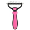 Pet Undercoat Rake Double Sided Knots Removal Grooming Massage Dog