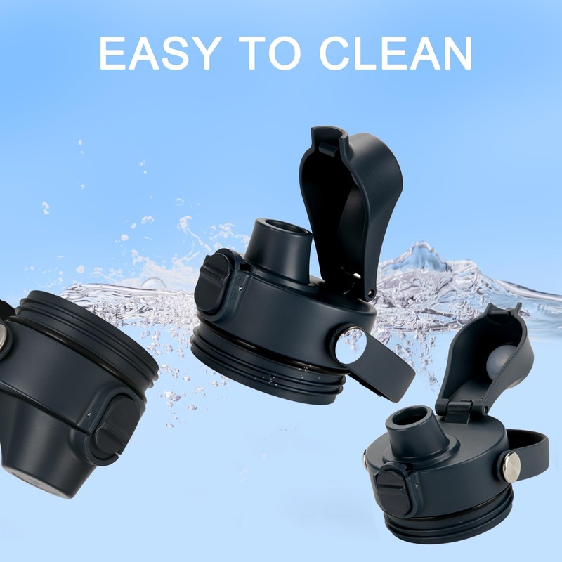 Auto Spout Lid for YETI Rambler Bottles, Fits 18/26/36/64 oz