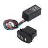 Turn Signal Rocker Switch LED Waterproof Anti Shock 240W Motorcycle