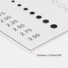 QUARKZMAN High Precision SEC Size Estimation Chart 120 m Transparency
