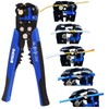TECPO Automatic Wire Stripper with Cable Lugs, 199-Piece Crimping Plier,
