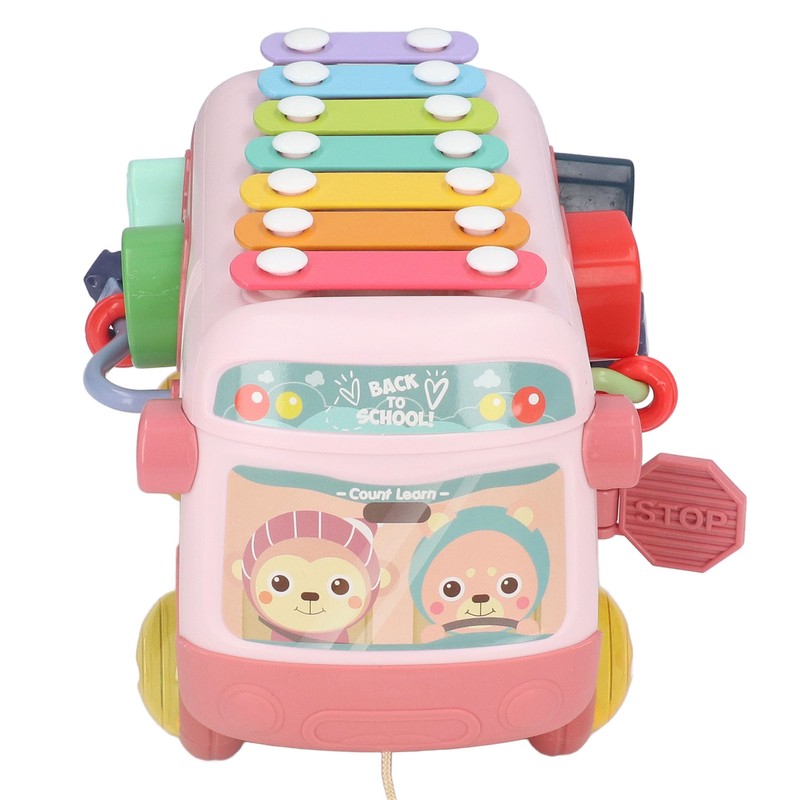 Blocks Musical Bus Alphabet Multifunction Learning Toy Pattern Matching Mini