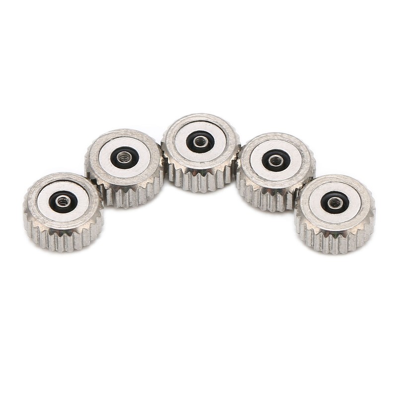 Watch Crown Spare Parts Silver Gold Steel Watch Head for