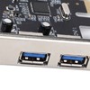 PCIE Expansion Card USB3.0 5Gbps HighDpeed Transmission TwoPort Desktop Computer