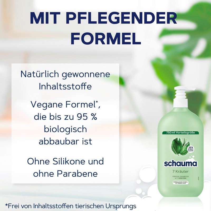 SCHAUMA Shampoo 7 Herbs 750 ml