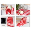 Lashuma Kitchen Towels Cotton Red - White, Tea Towels 50