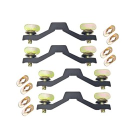 LBKYJ Moving Head Light Bridge Connector Truss Clamp Bracket (4 Pack), Fast-Lock Connector Bracket, Aluminium Alloy, 5.51 inches (140mm) Connector Spacing, Mounting Hole 13mm