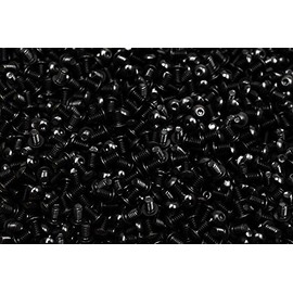 (500) Button Head 6-32 x 1/4 Socket Cap Screws BHCS Allen Plain Black #6