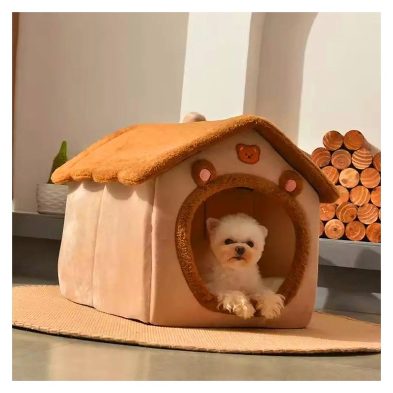 Thickened Pet Warm House for Cats and Small Dogs, Winter