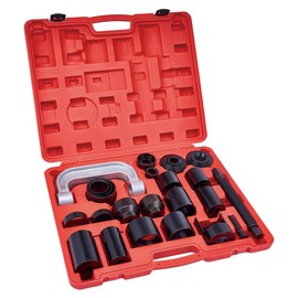 KOOPOOL Heavy - Duty 23 - Piece Master Kit for Ball Joint and U - Joint - Press, Remove with Sockets & Universal Adapters for All - Around Automotive Repairs