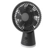 Desktop Fan Portable 5 Speed Power Display Quiet USB Rechargeable