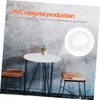 SHOWERORO Flannel Backing Round Tablecloth Elastic Table Cover for Home