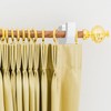 Briwooody 4 Pack Wooden Curtain Rod Brackets Curtain Rod Holder