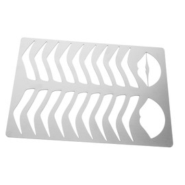 minkissy Stainless Steel Eyebrow Stencil for Microblading Easy Shaping Drawing Tool