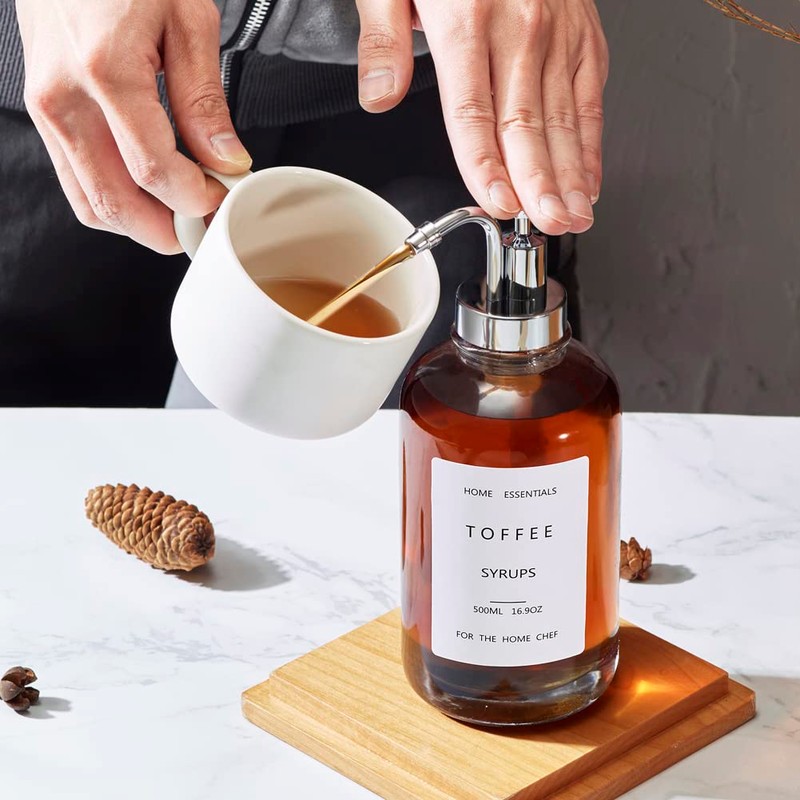 Coffee Bar Accessory - Syrup Dispenser for Coffee Bar &