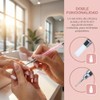 Nail Polish Brush Rosa 8 Piezas Pinceles Uas, Silicona Gel