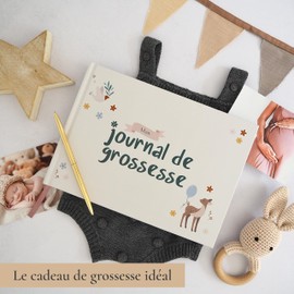 Pregnancy Journal to Give - Luxury Pregnancy Book for Expecting Mums - Pregnancy Book Includes Calendar, Scrapbook, Checklist, Organiser and Memory Book