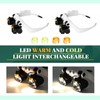 CHRI Magnifying Glasses with Light Head Magnifying Glasses with LED