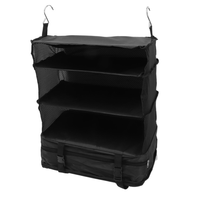 Hanging 3 Shelf Travel Shelves Bag Portable Multifunctional Large Capacity