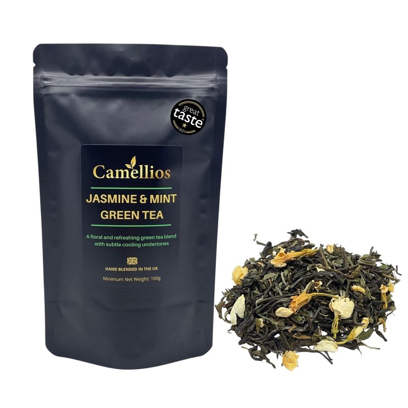 Premium Tea Selection, 3 Loose Leaf Teas, Camellios (3 Flavours,