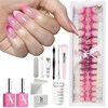 SXC Cosmetics X-Pro Tips French Tip Press on Nails –