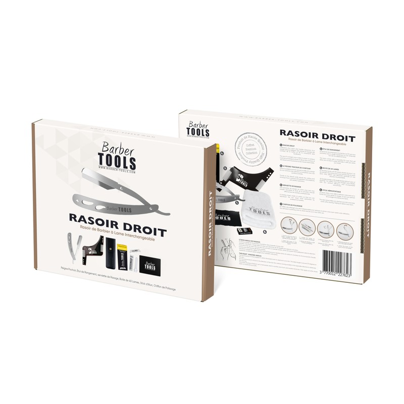Shaving Set - Razor with Replaceable Blade + 40 Double