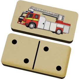 Azeeda 'Fire Truck' Domino Set & Box (DM00043598)