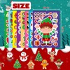 Christmas Stickers for Kids Ages 4-8, Make-A-Face Stickers DIY Arts