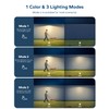 nibuuecer Solar Fence Lights Outdoor with Motion Sensor, 8 Pack