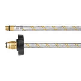Foset FPIG-55X, Manguera flexible Pigtail, trenzado de acero inoxidable