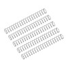 sourcing map Compression Spring, 5Pcs 304 Stainless Steel, 6mm OD,