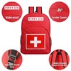 First Aid Backpack, Emergency Medical Backpack, Waterproof & Large Capacity,