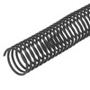 30PCS Black Spiral Binding Coils, 29MM PVC Plastic 4:1 Ratio