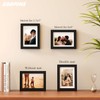 Egofine 5x7 Picture Frame Made of Solid Wood, Display Pictures